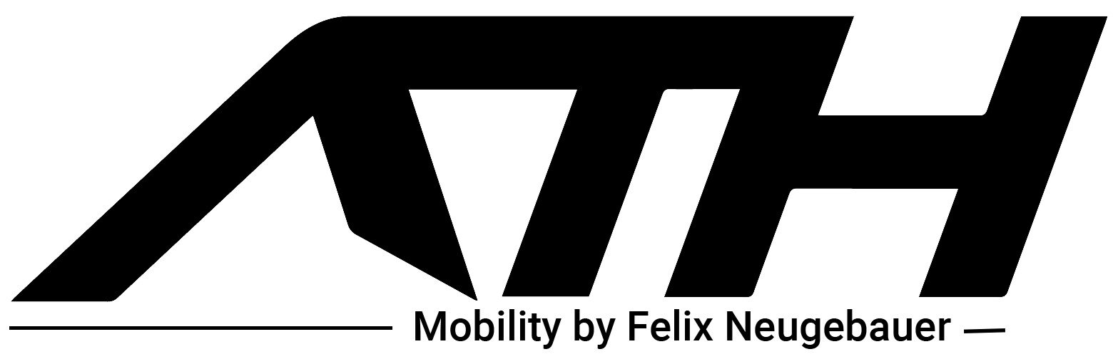 Das schwarz weisse Logo des ATH Autohaus Leonberg steht für "Mobility by Felix Neugebauer".